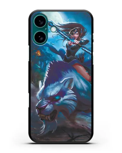 Чехол с изображением героя Mirana силиконовый для iPhone 16 Plus