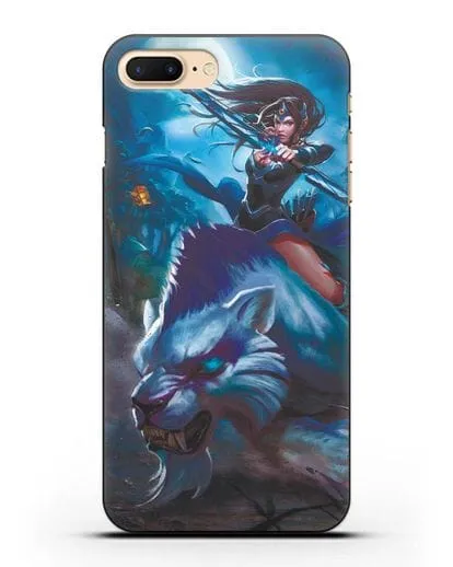Чехол с изображением героя Mirana силиконовый для iPhone 7 Plus