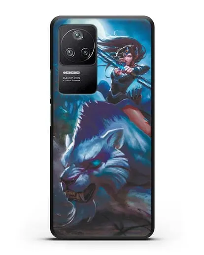 Чехол с изображением героя Mirana силиконовый для Xiaomi Poco F4