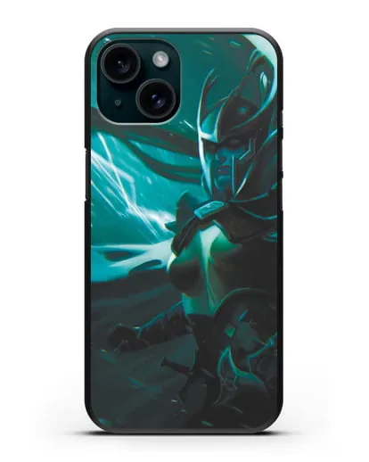 Чехол с изображением героя Dota 2 силиконовый для iPhone 15