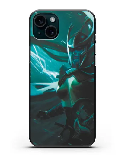 Чехол с изображением героя Dota 2 силиконовый для iPhone 15 Plus