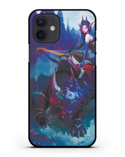 Чехол с иллюстрацией героя Dota 2 силиконовый для iPhone 12