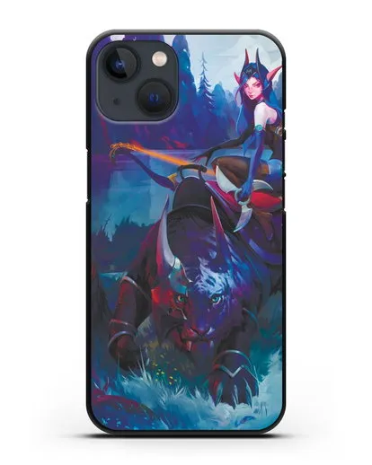 Чехол с иллюстрацией героя Dota 2 силиконовый для iPhone 13