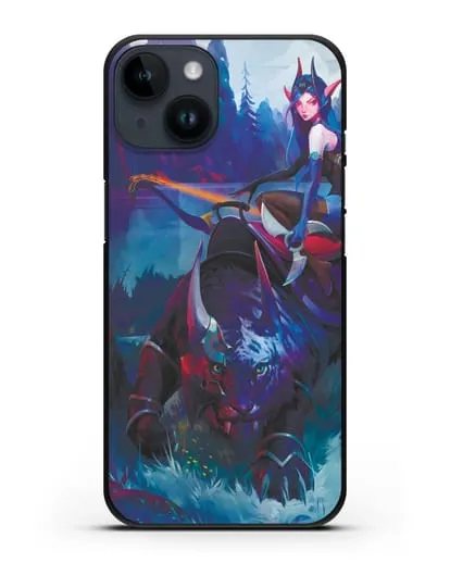 Чехол с иллюстрацией героя Dota 2 силиконовый для iPhone 14