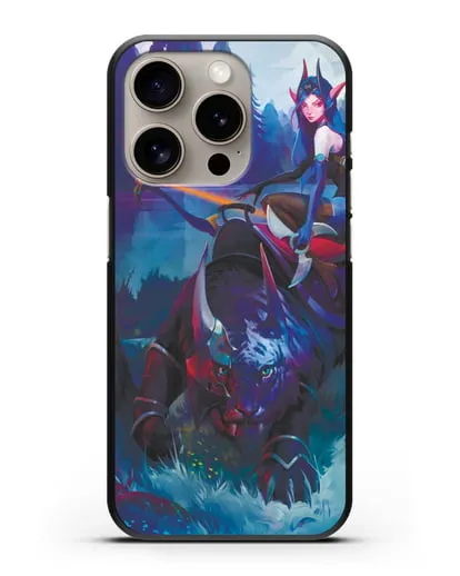 Чехол с иллюстрацией героя Dota 2 силиконовый для iPhone 15 Pro