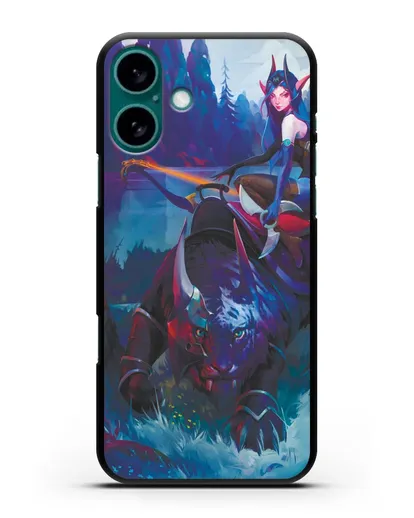 Чехол с иллюстрацией героя Dota 2 силиконовый для iPhone 16 Plus