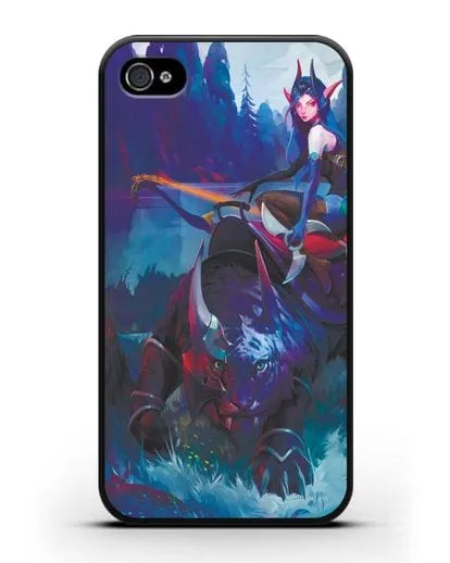 Чехол с иллюстрацией героя Dota 2 силиконовый для iPhone 4/4s