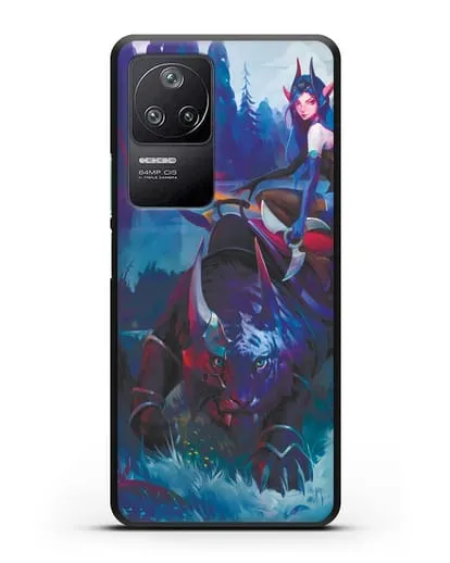 Чехол с иллюстрацией героя Dota 2 силиконовый для Xiaomi Poco F4