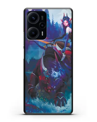 Чехол с иллюстрацией героя Dota 2 силиконовый для Xiaomi Poco F5