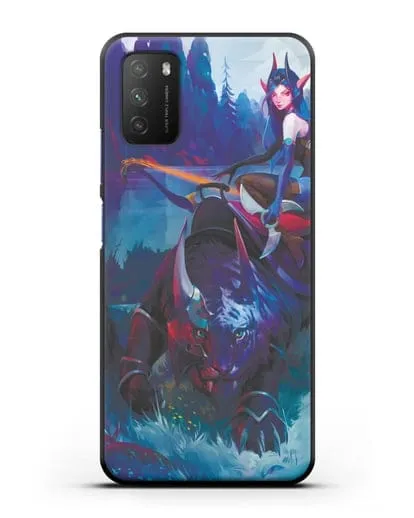 Чехол с иллюстрацией героя Dota 2 силиконовый для Xiaomi Poco M3