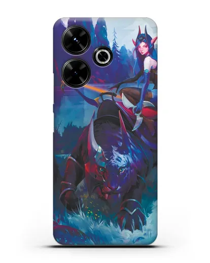 Чехол с иллюстрацией героя Dota 2 силиконовый для Xiaomi Poco M6