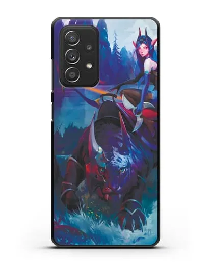 Чехол с иллюстрацией героя Dota 2 силиконовый для Samsung Galaxy A53