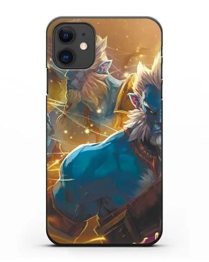 Чехол с изображением героя Phantom Lancer силиконовый для iPhone 11