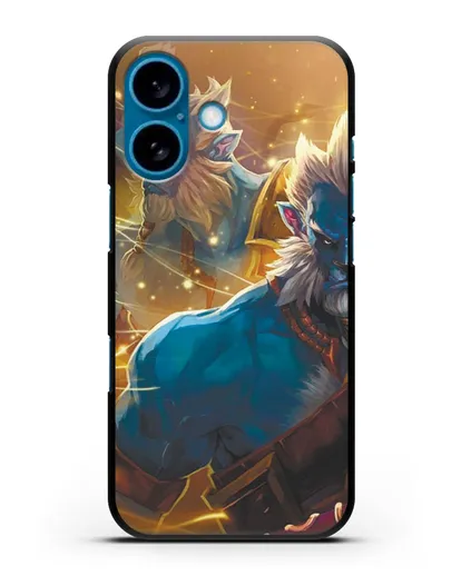 Чехол с изображением героя Phantom Lancer силиконовый для iPhone 16