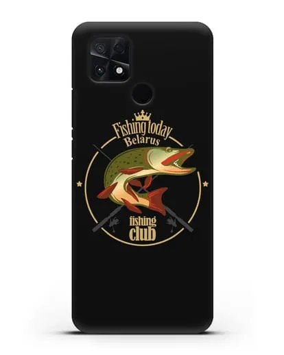 Чехол с логотипом Fishing today Belarus силиконовый для Xiaomi Poco C40