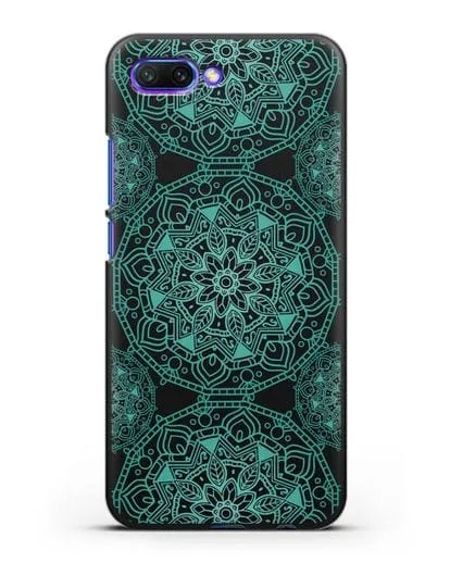 Чехол с изображением Мандалы силиконовый для Honor 10
