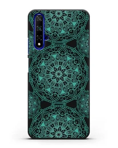 Чехол с изображением Мандалы силиконовый для Honor 20