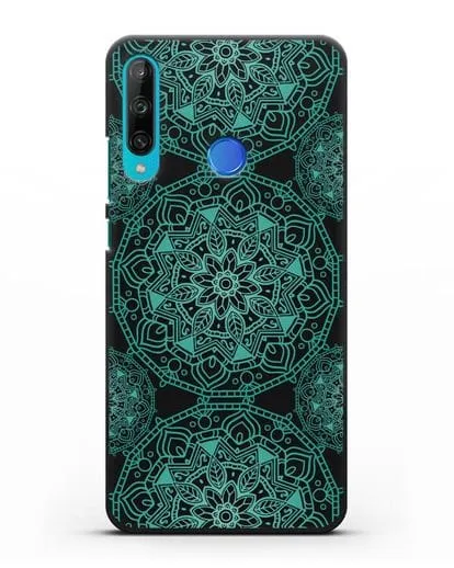 Чехол с изображением Мандалы силиконовый для Honor 9C