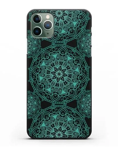 Чехол с изображением Мандалы силиконовый для iPhone 11 Pro