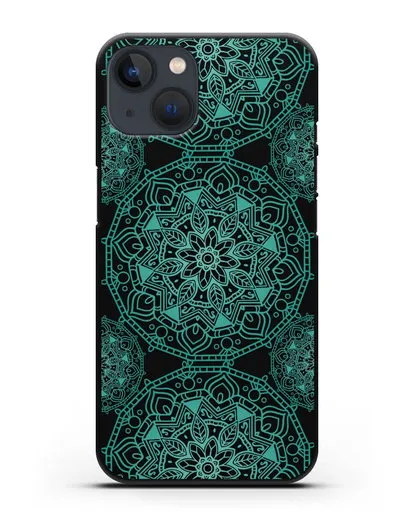 Чехол с изображением Мандалы силиконовый для iPhone 13