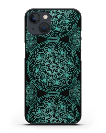 Чехол с изображением Мандалы силиконовый для iPhone 13 Mini