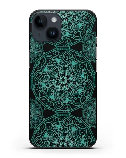 Чехол с изображением Мандалы силиконовый для iPhone 14