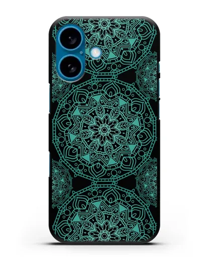 Чехол с изображением Мандалы силиконовый для iPhone 16