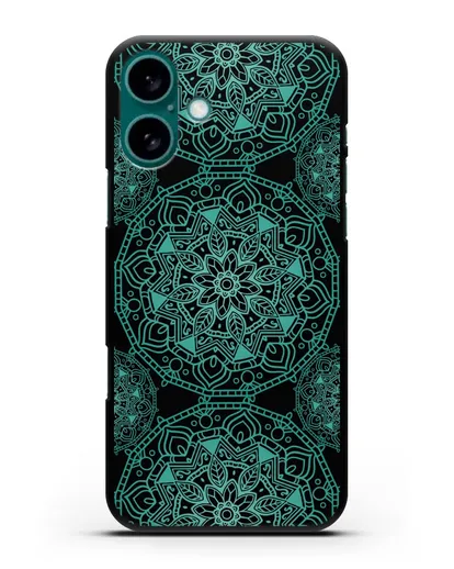 Чехол с изображением Мандалы силиконовый для iPhone 16 Plus