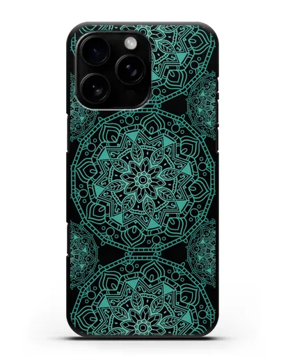 Чехол с изображением Мандалы силиконовый для iPhone 16 Pro Max