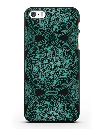 Чехол с изображением Мандалы силиконовый для iPhone 5/5s/SE