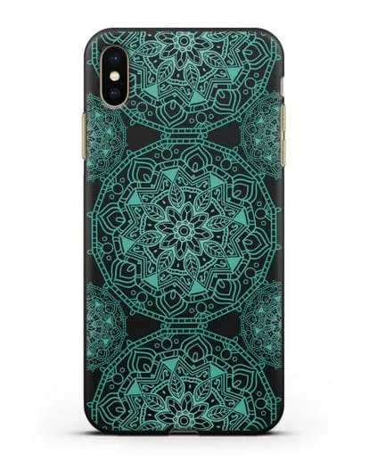 Чехол с изображением Мандалы силиконовый для iPhone XS Max