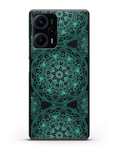 Чехол с изображением Мандалы силиконовый для Xiaomi Poco F5