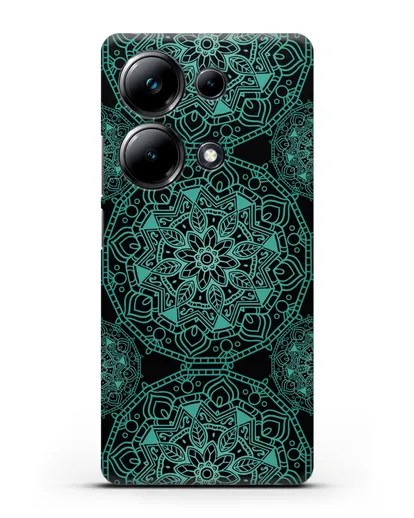 Чехол с изображением Мандалы силиконовый для Xiaomi Poco M6 Pro