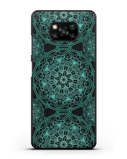 Чехол с изображением Мандалы силиконовый для Xiaomi Poco X3