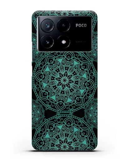 Чехол с изображением Мандалы силиконовый для Xiaomi Poco X6 Pro