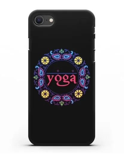 Чехол с надписью Yoga силиконовый для iPhone SE 2020