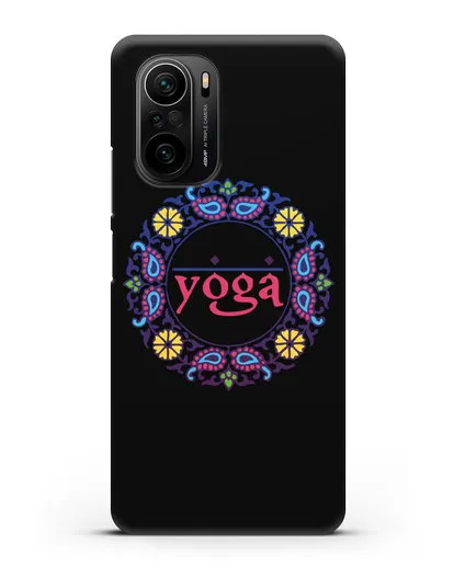 Чехол с надписью Yoga силиконовый для Xiaomi Poco F3 Pro