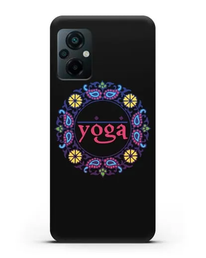 Чехол с надписью Yoga силиконовый для Xiaomi Poco M5
