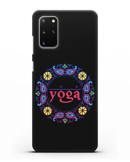 Чехол с надписью Yoga силиконовый для Samsung Galaxy S20 Plus [SM-G985F]