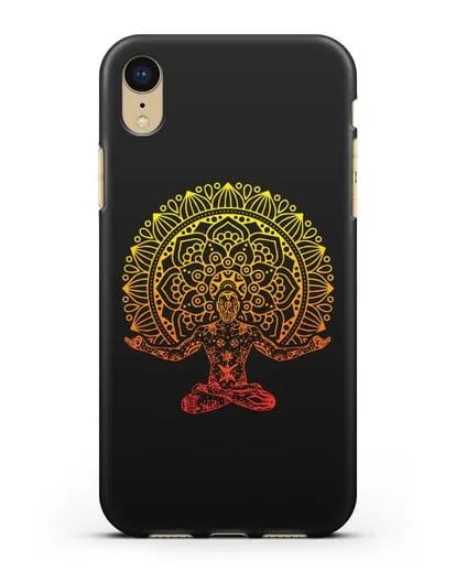 Чехол Мужская мандала силиконовый для iPhone XR