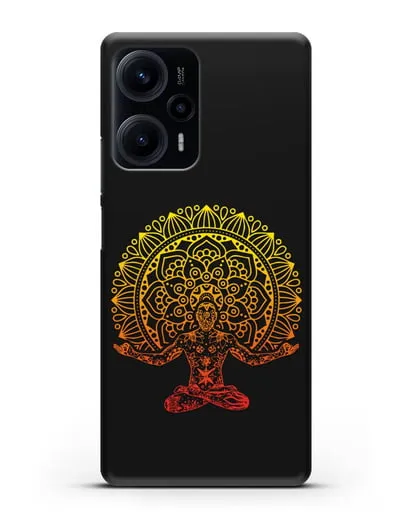 Чехол Мужская мандала силиконовый для Xiaomi Poco F5