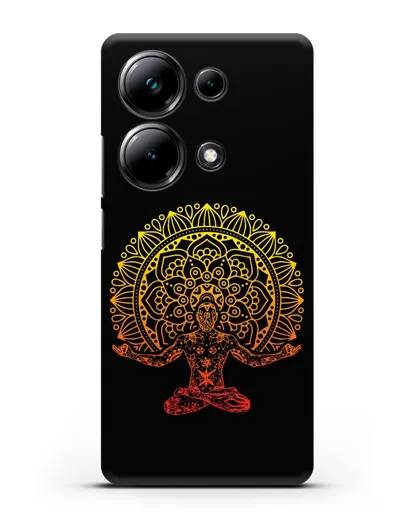 Чехол Мужская мандала силиконовый для Xiaomi Poco M6 Pro