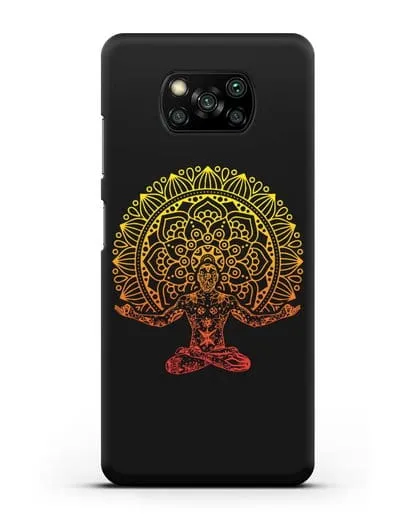 Чехол Мужская мандала силиконовый для Xiaomi Poco X3