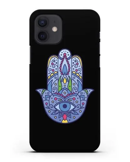 Чехол Рука Фатимы (Хамса) силиконовый для iPhone 12