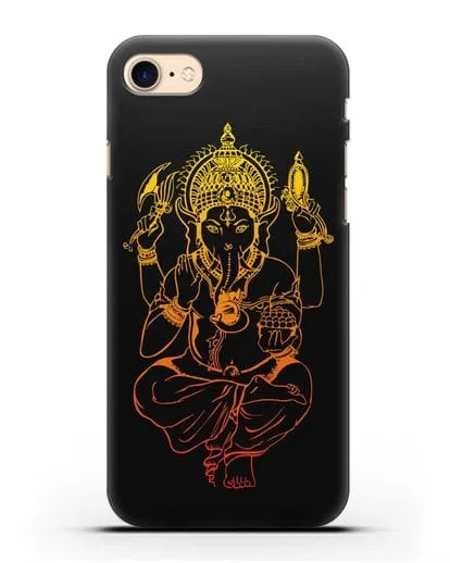 Чехол Бог Ганеша силиконовый для iPhone 8