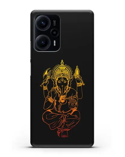 Чехол Бог Ганеша силиконовый для Xiaomi Poco F5