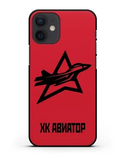 Чехол с эмблемой ХК Авиатор силиконовый для iPhone 12 mini