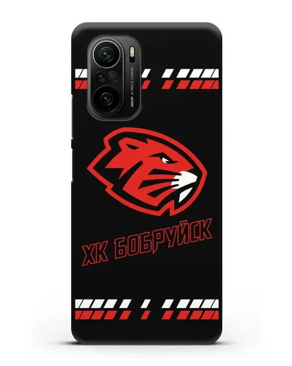 Чеxол с логотипом ХК Бобруйск силиконовый для Xiaomi Poco F3