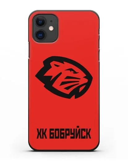 Чехол с эмблемой ХК Бобруйск силиконовый для iPhone 11