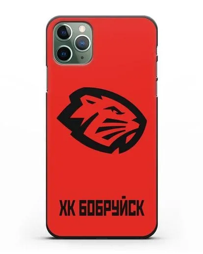 Чехол с эмблемой ХК Бобруйск силиконовый для iPhone 11 Pro Max